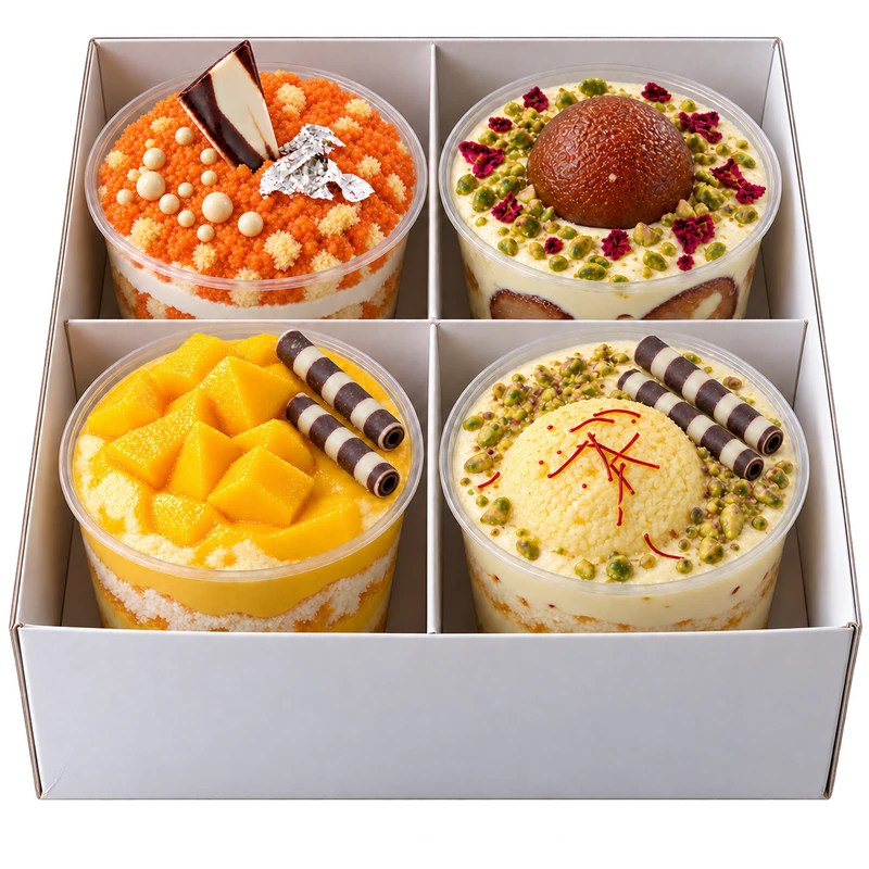 Diwali dessert cup box